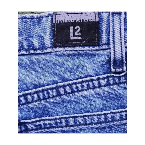 Levi's L2 Jeans Juniors Sz 9 Medium VTG Bootcut Y2K 90's Mid-rise Medium Wash - Picture 8 of 8